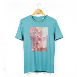 Men&#39;s / Unisex &#39;Follow The Sun&#39; Organic Cotton T-Shirt