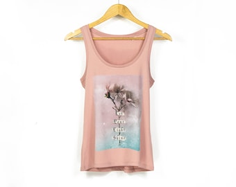 Women's 'Let Your Light Shine' Yoga-Style Organic Cotton Tank Top