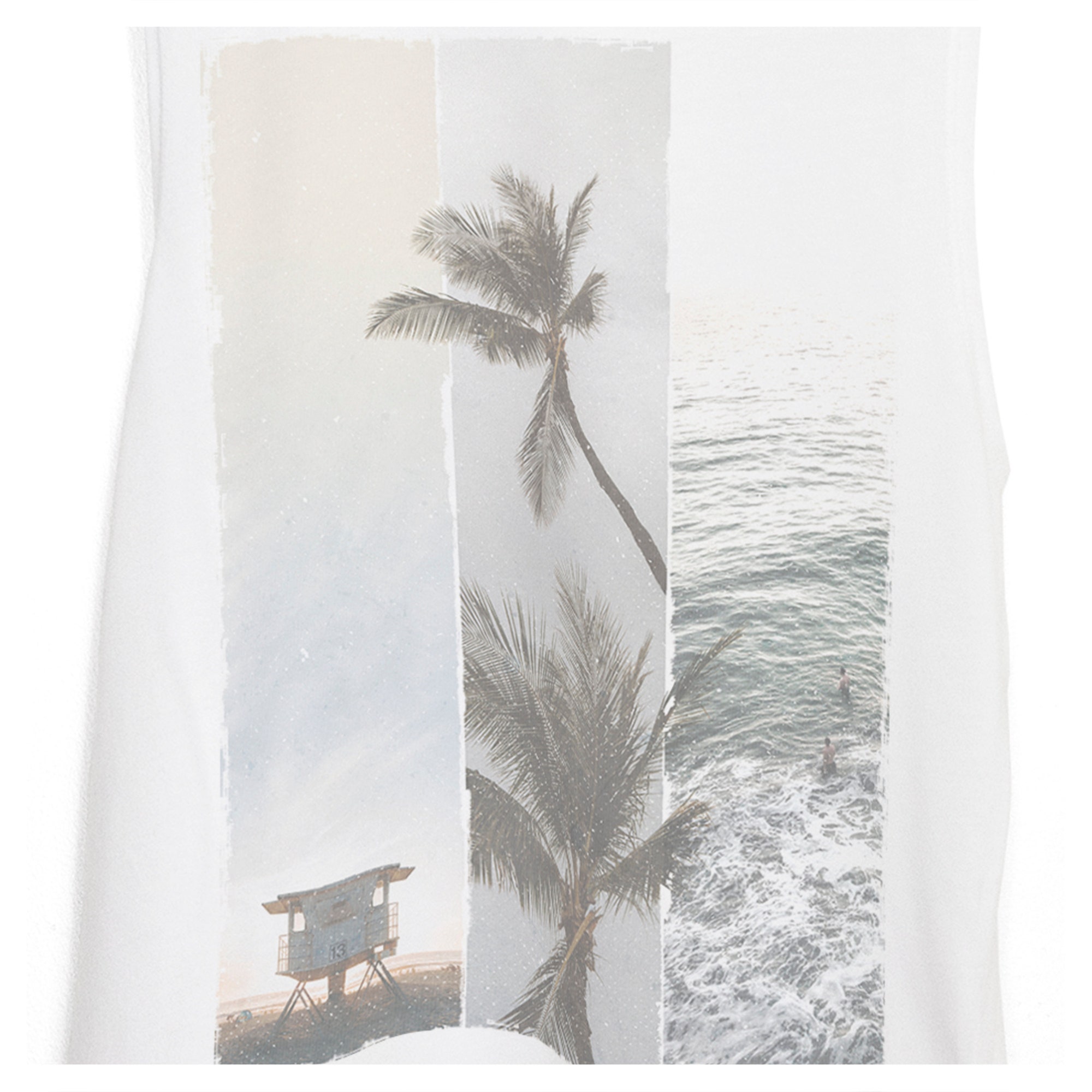 Women's 'Beach Dreams' Summer Beachwear Surf Style Muscle Fit Tank Top