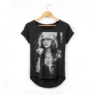 Stevie Nicks Vintage Rock T Shirt Black