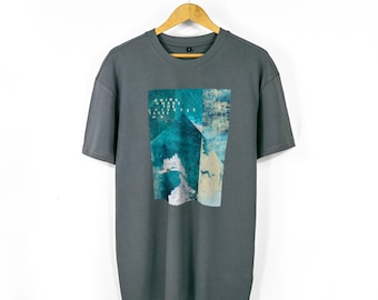 Oversized Spiritual Surf Graphic T Shirt