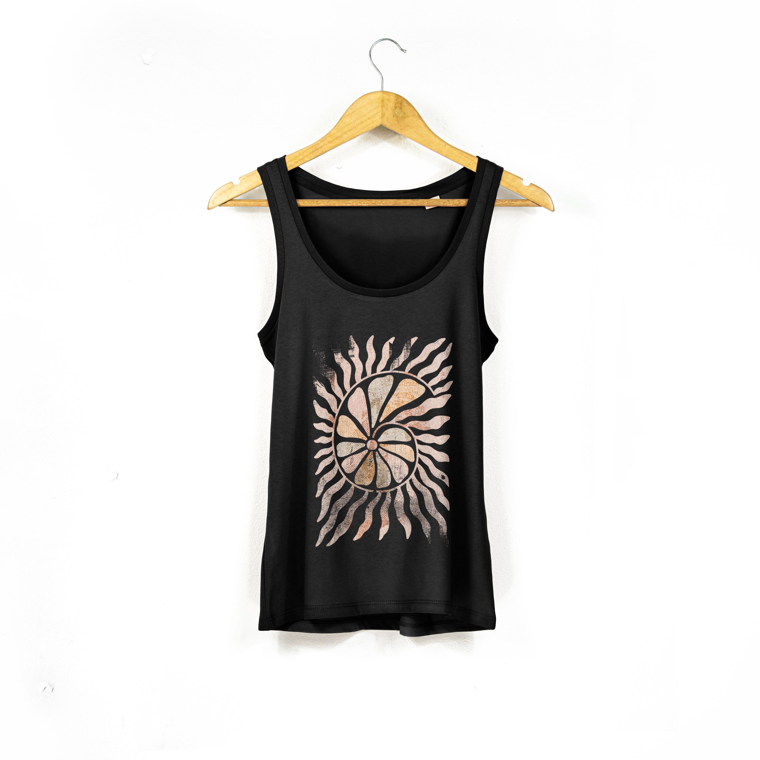 Women's Summer Tank Top With Seashell Edge Neck - Loose Fit Floral Sleeveless Blouse For Beach & Casual Wear - View #12