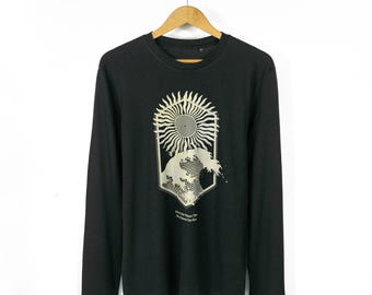 Vintage Sun Graphic Long Sleeve Surfer Tee