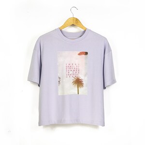 Women&#39;s &#39;There Shall Be Eternal Summer In The Grateful Heart&#39; Organic Cotton Oversized Boxy T-Shirt