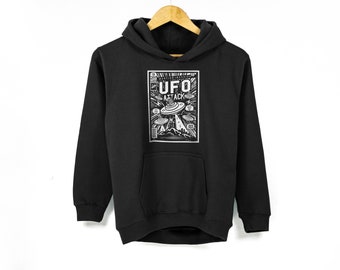 Kids 'UFO Attack' Hoodie - Ages 1-2, 3-4, 5-6, 7-8, 9-11, 12-13