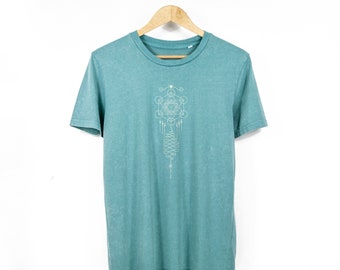Unisex 'Unalome' Organic Cotton T-Shirt