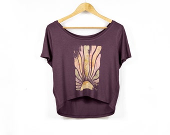 Women's 'Sunsation' Organic Blend Over-Sized T-Shirt