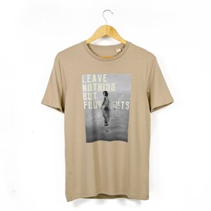 Men&#39;s / Unisex &#39;Leave Nothing But Footprints&#39; Organic Cotton T-Shirt