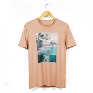 Men&#39;s / Unisex &#39;Ocean Collage&#39; Organic Cotton T-Shirt