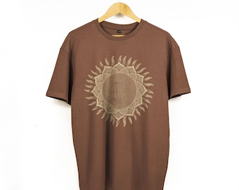 Oversized Sonnen Print T-Shirt
