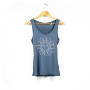 Beachy Boho Vintage Sun Organic Tank Top