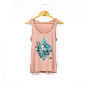 Women&#39;s &#39;Quiet The Mind And The Soul Will Speak&#39; Yoga-Style Organic Cotton Tank Top