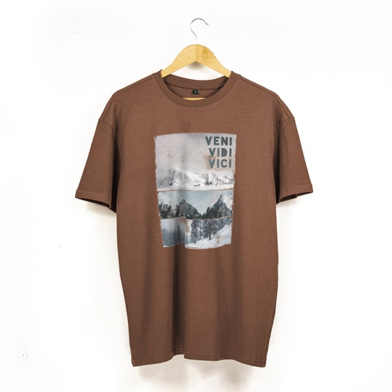 Oversized Baggy Tshirt With Wilderness Print | Veni Vidi Vici