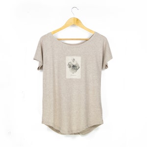 Women&#39;s &#39;Memento Vivere&#39; Organic-Blend Scoop Neck T-Shirt