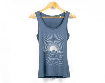 Women's 'Sunrise' Organic Cotton Tank Top