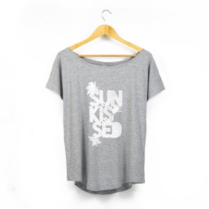 Women&#39;s &#39;Sun Kissed&#39; Organic-Blend Scoop Neck T-Shirt