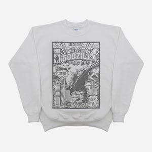 Kids Godzilla Sweatshirt Boys Retro Godzilla Shirt Vintage Style Comic Art Available in Ages 1 13 Etsy