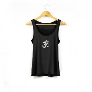 Women&#39;s &#39;Om Symbol&#39; Organic Cotton Tank Top
