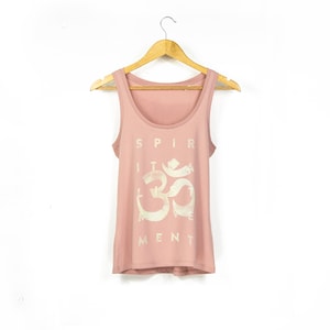Women&#39;s &#39;Spiritualist Movement&#39; Yoga-Style Organic Cotton Tank Top