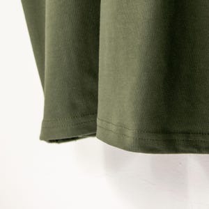 Premium Heavyweight Oversized TShirt in Olive Green