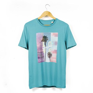 Men&#39;s / Unisex &#39;Summer Of Love&#39; Surf-Style Organic Cotton T-Shirt