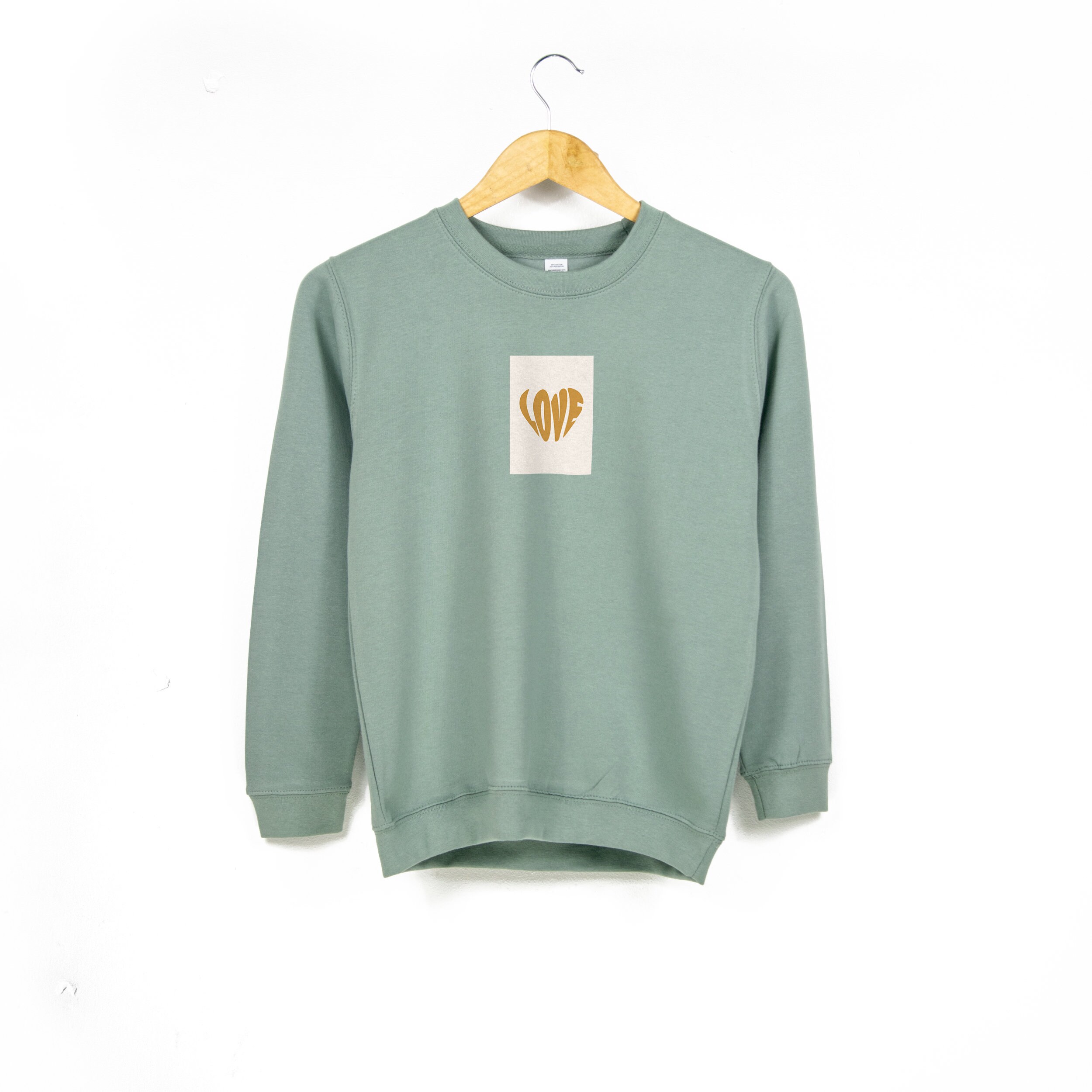 Kids 'Love' Sweatshirt - Ages 1-2, 3-4, 5-6, 7-8, 9-11, 12-13