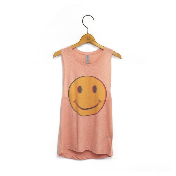 Women's 'Rave Face' Muscle Fit Tank Top