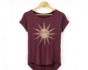 Vintage Sun Relaxed Fit Womens T Shirt