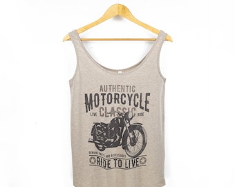 Women's 'Ride To Live' Loose-Fit Tank Top