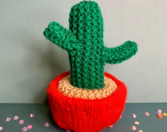 Knitted Saguaro Cactus Plush