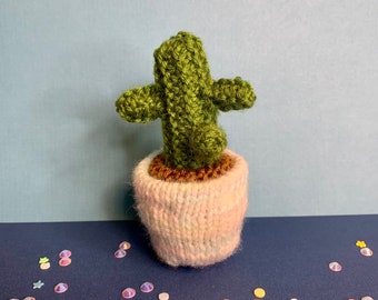 Knitted Small Saguaro Cactus Plush