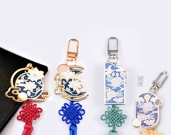Korea traditional norigae style keychain charms