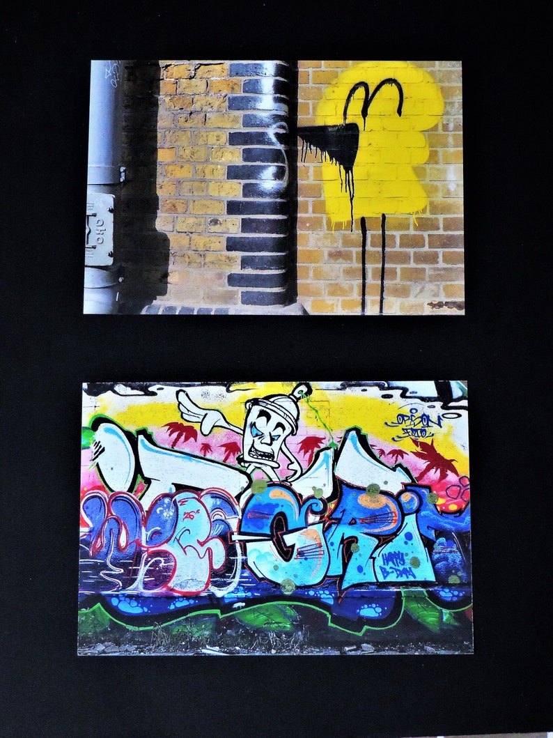 Berlin Graffiti Print DIN A5 Wendekarte beidseitig bedruckt DIY Street Photography Bild 4