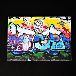 Berlin Graffiti Print DIN A5 Wendekarte beidseitig bedruckt DIY Street Photography Bild 5
