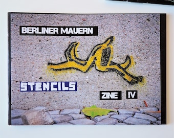 Berliner Mauern Zine - Stencils | A6 | Streetart Photo-Zine | farbig