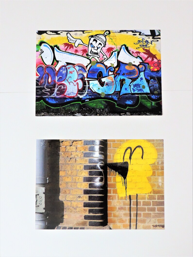 Berlin Graffiti Print DIN A5 Wendekarte beidseitig bedruckt DIY Street Photography Bild 6