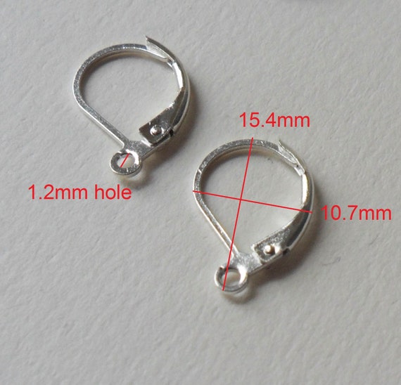 10 Stücke Tibetische Silber Perlen Lesezeichen 2mm Schleife für DIY handwerk