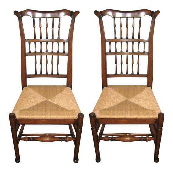 Lillian August English Country Side Chairs Set Of 6 Etsy