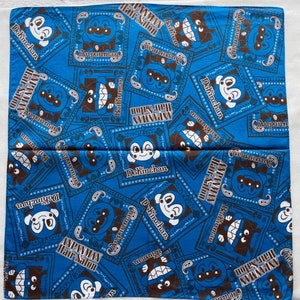 Vintage Anpanman Cartoon Handkerchief