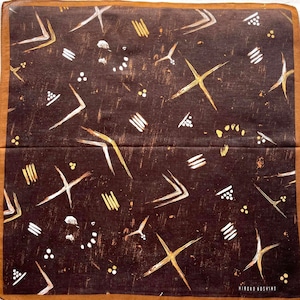 Vintage Hiroko Koshino Handkerchief / Japanee Handkerchief / Art Handkerchief