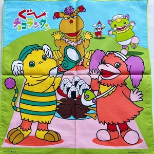 Vintage Goo Choco Lantan Handkerchief / Seires Handkerchief / Cartoon Handkerchief