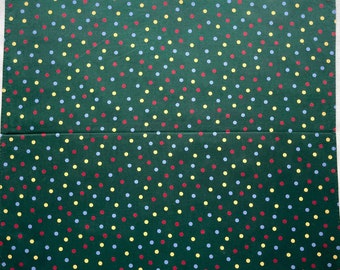 Fazzoletto vintage a pois: accessorio da donna (16x16,5 pollici)