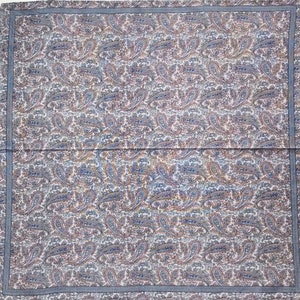 Vintage Paisley Handkerchief: Men&#39;s Pocket Square (16.5&quot; x 16&quot;)