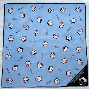 Vintage 1986 Felix the Cat-zakdoek