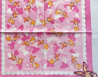 Fazzoletto vintage Miss Bunny