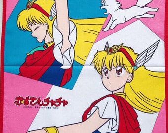 Fazzoletto vintage anni '90 Akazukin Chacha / Fazzoletto Anime