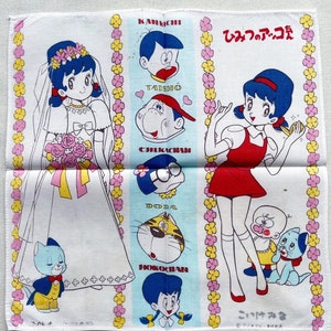 Vintage Inakappe Taisho Manga Handkerchief