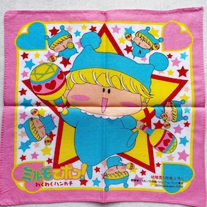 Pañuelo vintage de los años 90 Mirumo de Pon / Hada
