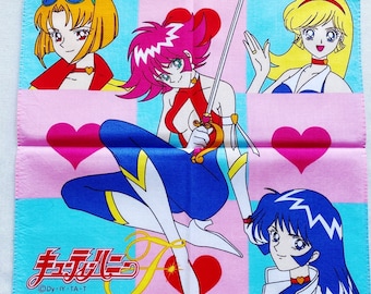 90年代のヴィンテージキューティーハニーハンカチ：アニメマンガ