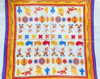 Vintage Mickey Mouse Handkerchief